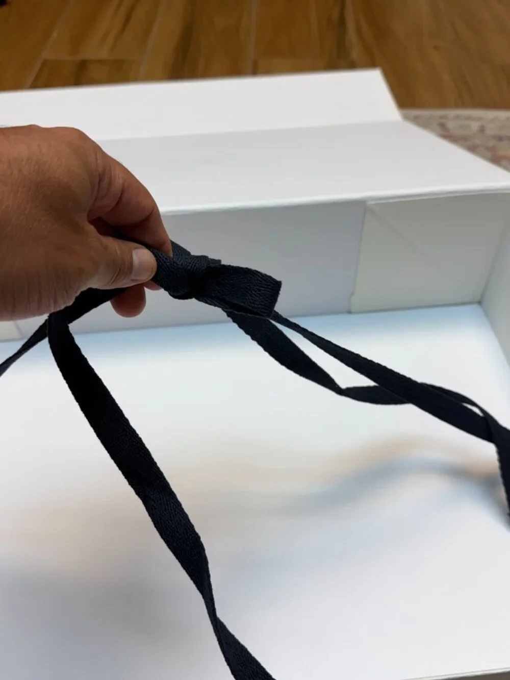 Moncler Large White Empty Gift Box In Good Shape